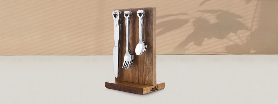 Artistic Hanging Wave cutlery set