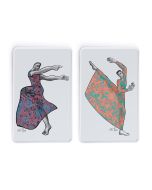 PLATTER RECTANGLE SET OF 2 - dancer