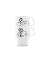 STACKABLE MUG SET OF 2 - eye to eye
