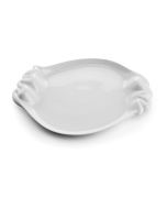 CERAMIC PLATTER OVAL - quicksilver