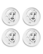 SIDE PLATE SET OF 4 - framed