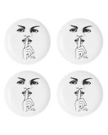 SIDE PLATE SET OF 4 - it's a secret!