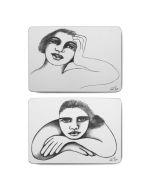PLACEMAT SET OF 2 - look ahead