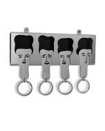 KEY RING SET OF 4 - all keyed up!