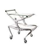 DRINK'S TROLLEY WITH GLASS TOP - man