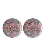 SIDE PLATE SET OF 2 - rosy