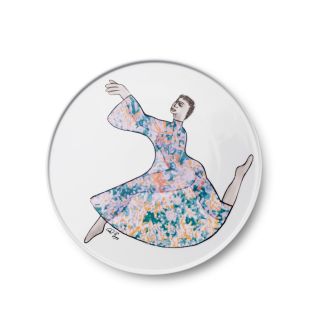 PLATTER ROUND 28cm - dancer
