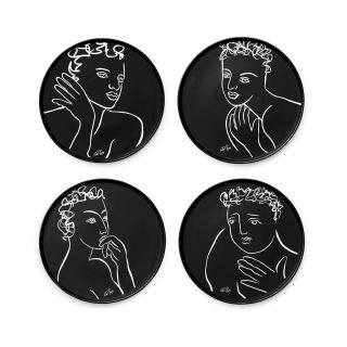 SIDE PLATE SET OF 4 - compelling