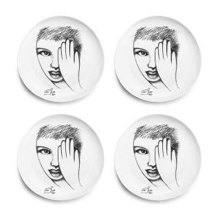 DINNER PLATE SET OF 4 - eye for detail