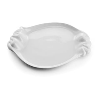 CERAMIC PLATTER OVAL -  quicksilver
