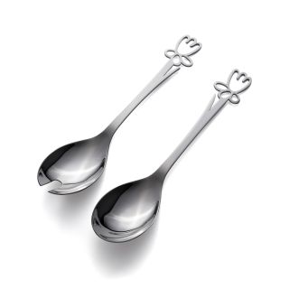 SALAD SERVERS MEDIUM - daffodil