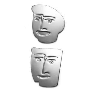 COASTER SET OF 2  -  face off