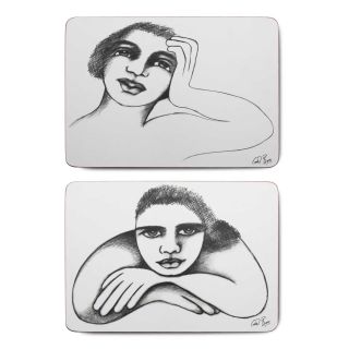 PLACEMAT SET OF 2 - look ahead