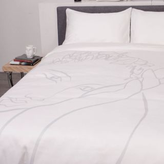 KING DUVET SET - sketchbook 300TC piped