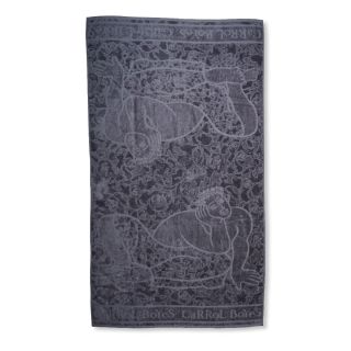 BATH SHEET - serene - charcoal