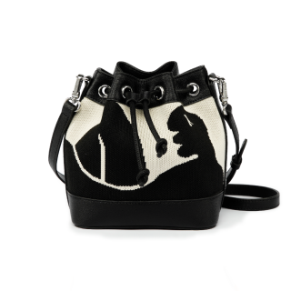 BUCKET BAG - pulse - black
