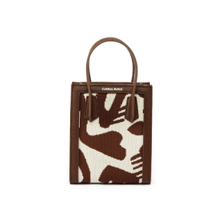 MINI TOTE BAG - lacuna - brown