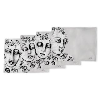 PLACEMAT SET OF 4 - succulent faces