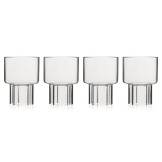 WINE GLASS SET OF 4 - wavy