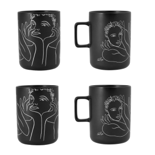 MUG SET OF 4 - conversation