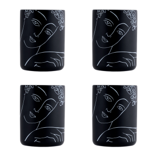 MUG SET OF 4 - hey you