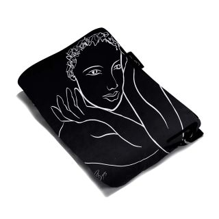 CUSHION COVER - radiant / full of grace - black