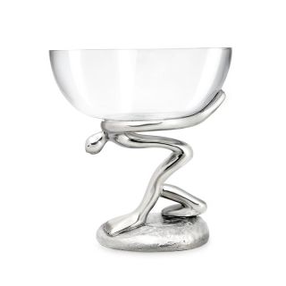 GLASS BOWL AND STAND - atlas