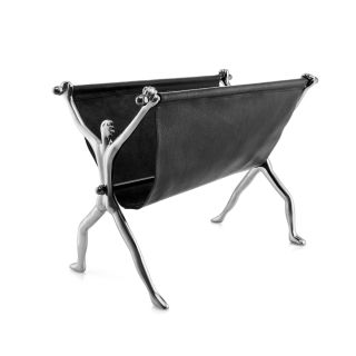 MAGAZINE HOLDER - man - black